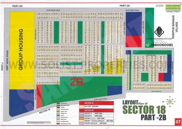 Sector 18 Part 2B Yamuna Expressway Maps