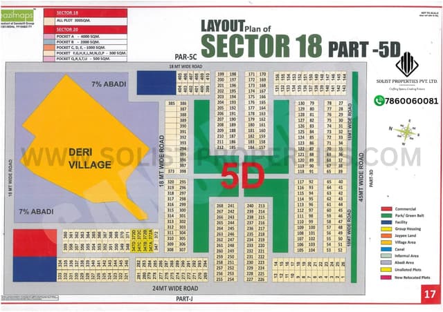 Sector 18 Part 5D Yamuna Expressway Maps