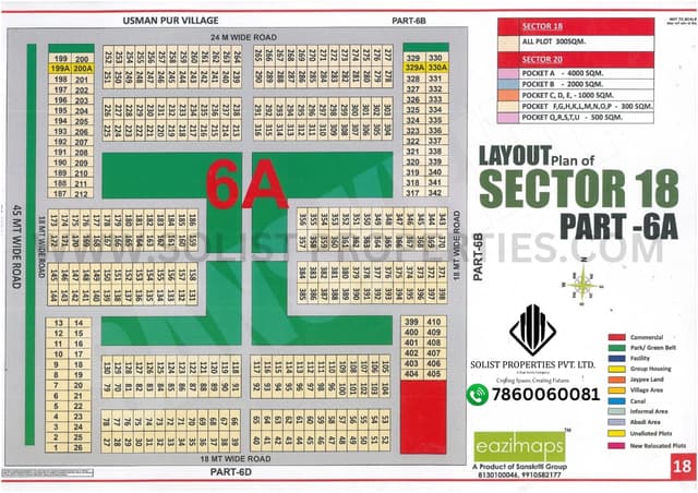 Sector 18 Part 6A Yamuna Expressway Maps