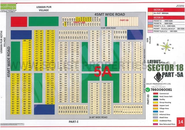 Sector 20 Part 5A Yamuna Expressway Maps