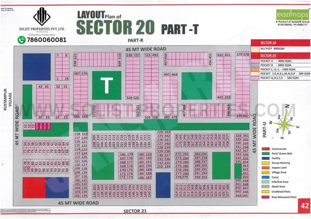 Sector 20 Part T Yamuna Expressway Maps