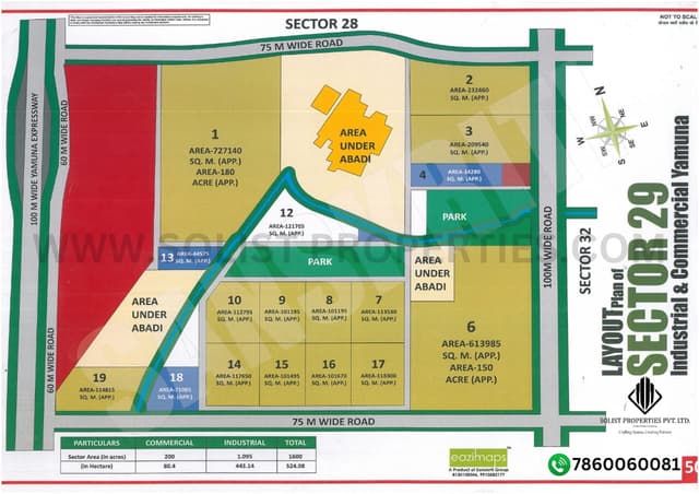 Sector 29 Yamuna Expressway Maps